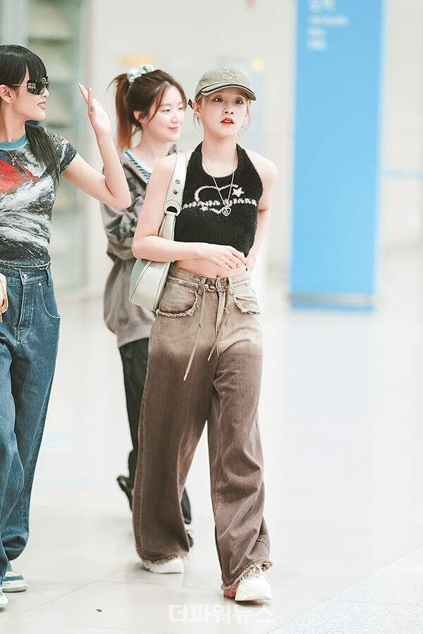 여자아이들우기,인천국제공항입국