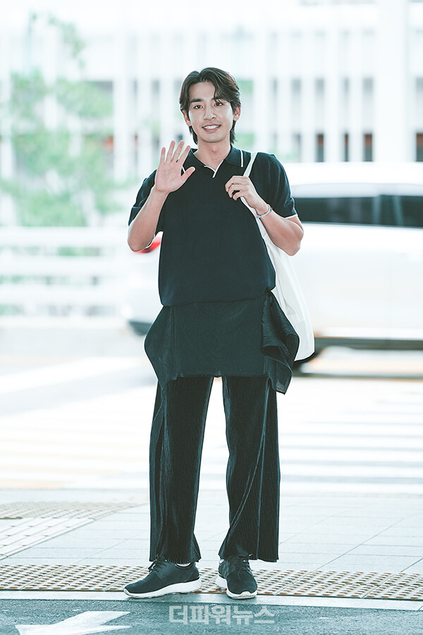 송지호,인천국제공항출국