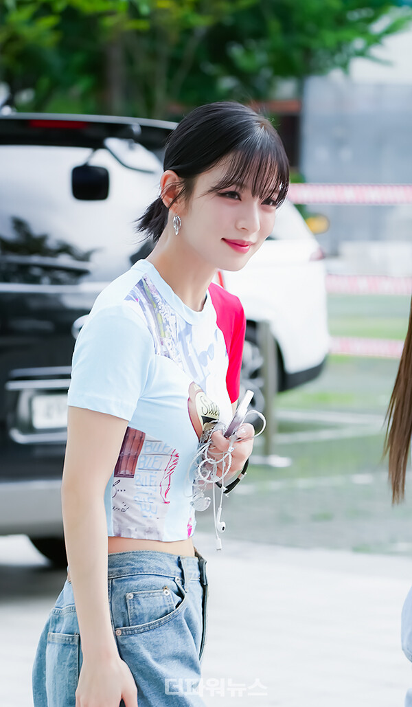 프로미스나인이채영,SBS방송국퇴근길