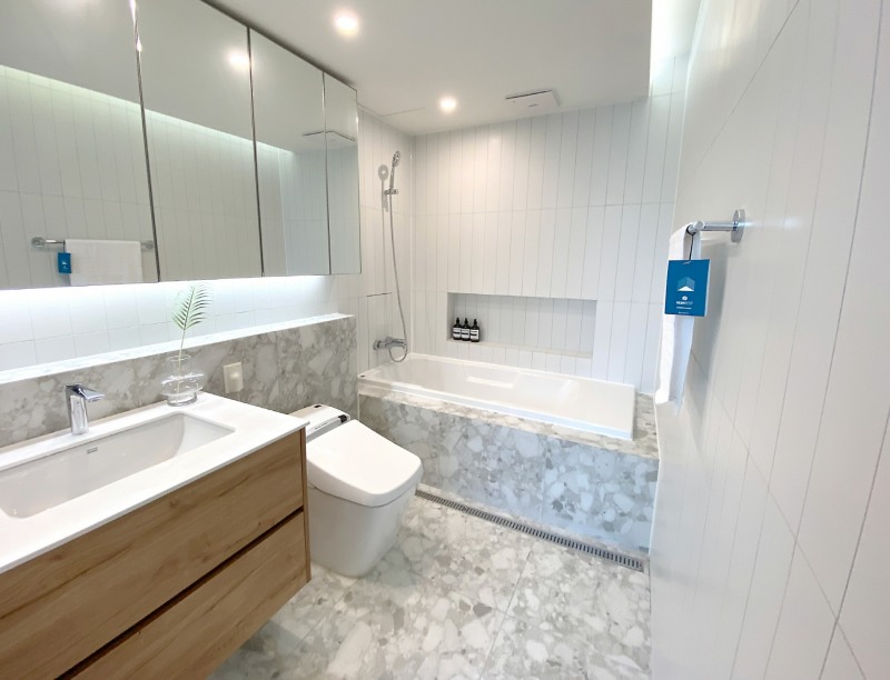 하임랩 욕실 리모델링.(사진=GS건설)