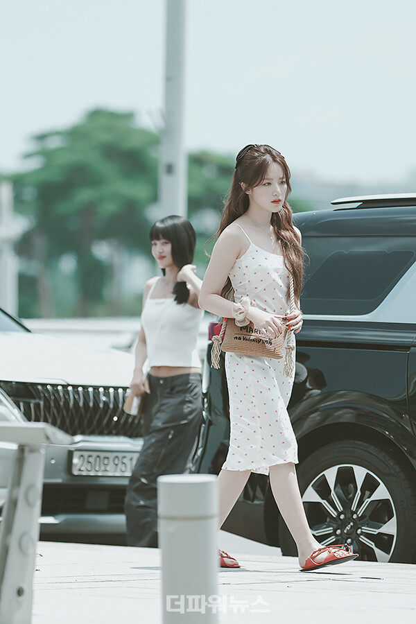 여자아이들슈화,인천국제공항출국