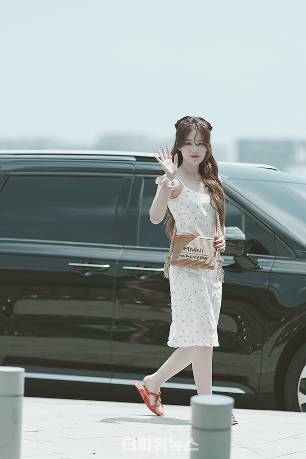 여자아이들슈화,인천국제공항출국