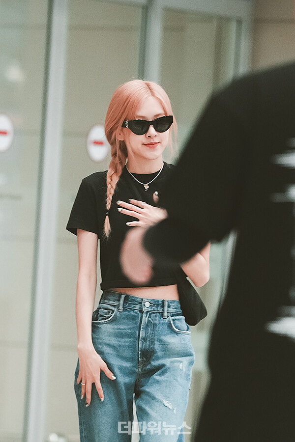 블랙핑크로제,인천국제공항입국