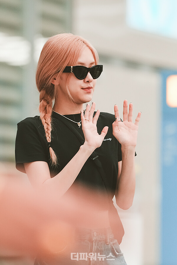 블랙핑크로제,인천국제공항입국