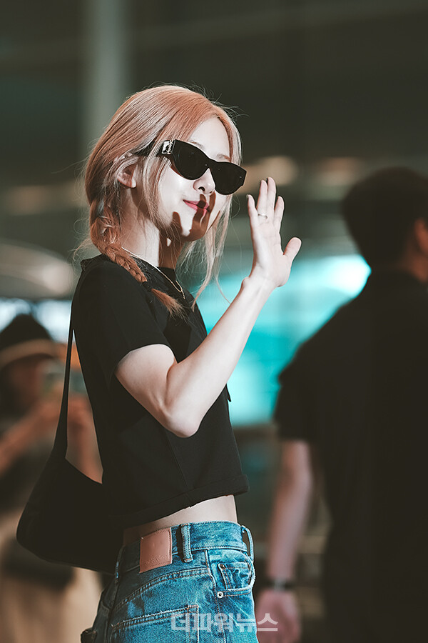 블랙핑크로제,인천국제공항입국