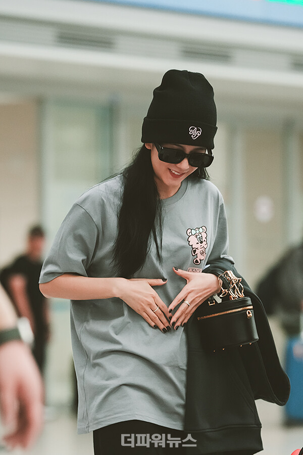 블랙핑크지수,인천국제공항입국