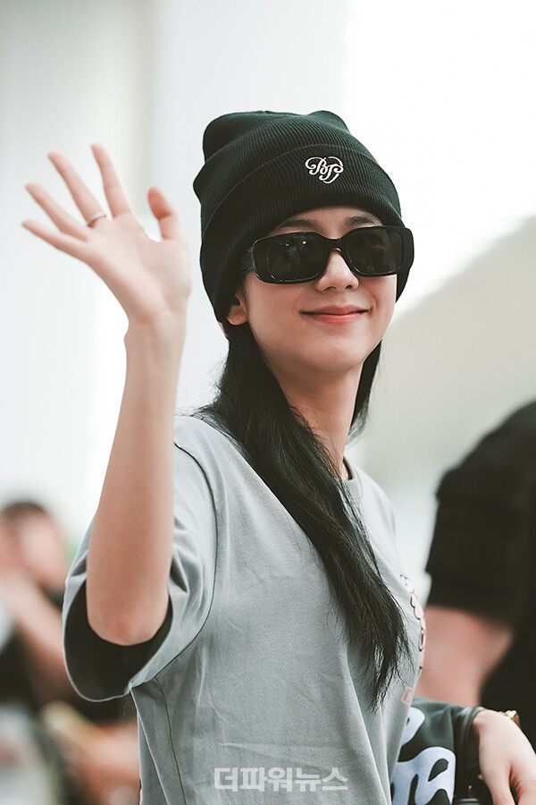 블랙핑크지수,인천국제공항입국