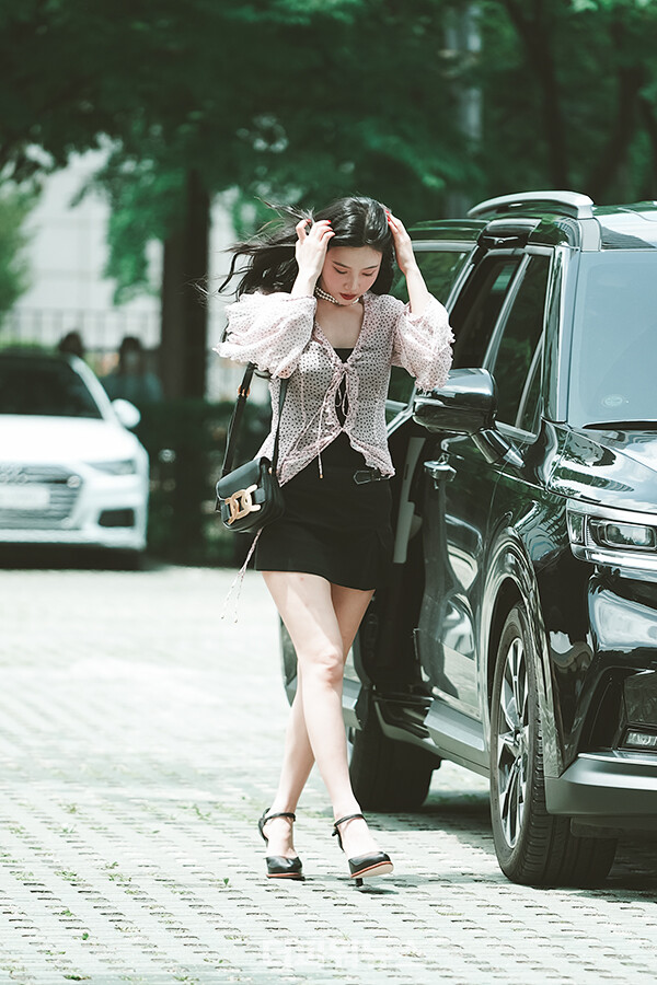 레드벨벳조이,SBS방송국출근길