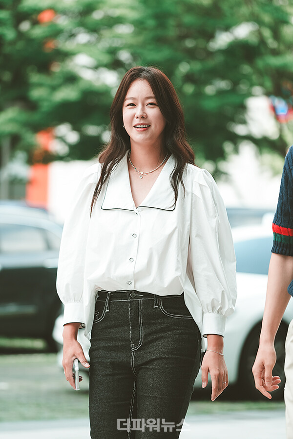 경수진,SBS방송국출근길