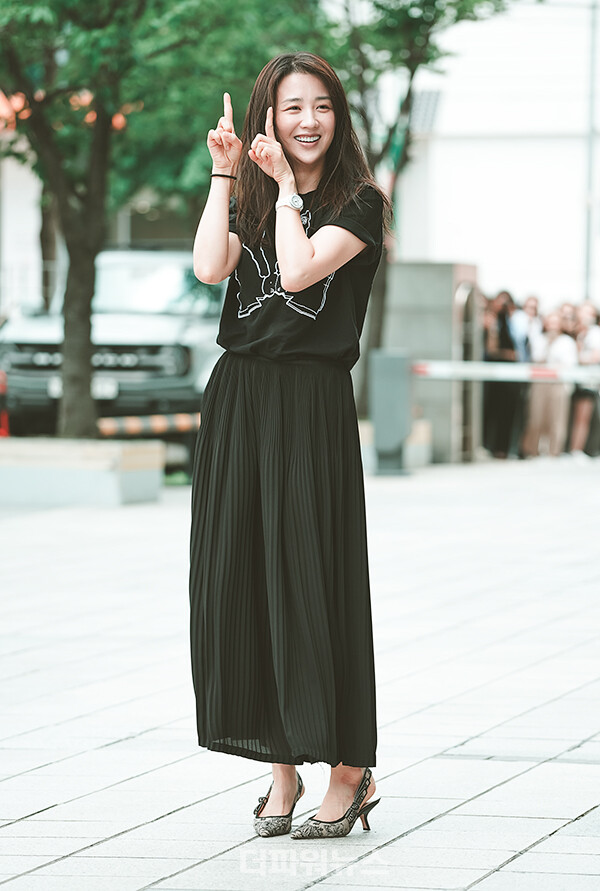 박하선,SBS방송국출근길