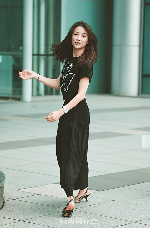 박하선,SBS방송국출근길