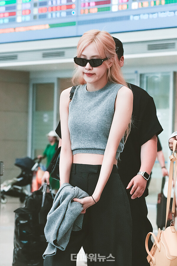 블랙핑크로제,인천국제공항입국