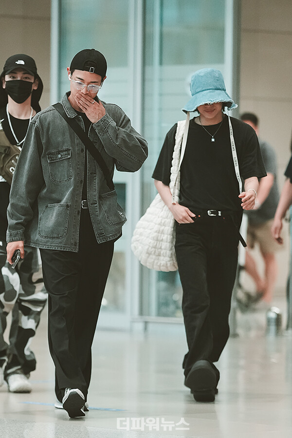 샤이니민호-태민,인천국제공항입국