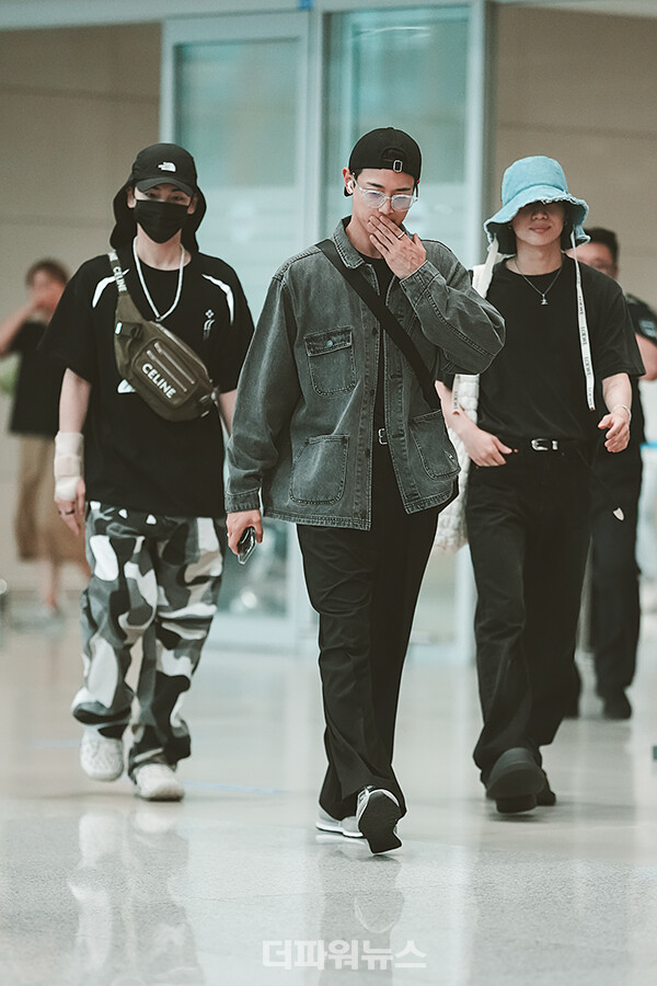 샤이니키-민호-태민,인천국제공항입국