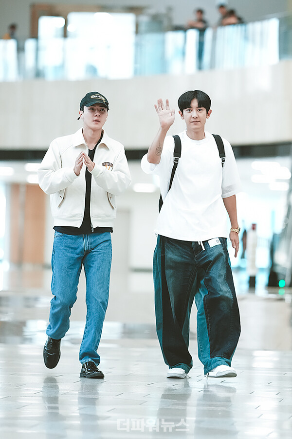 엑소세훈-찬열,김포국제공항출국