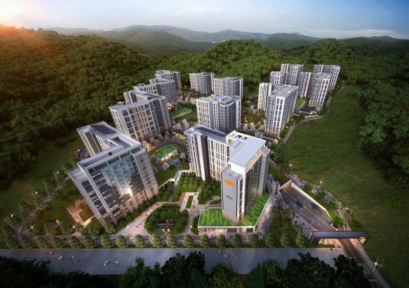 e편한세상 동탄 파크아너스 조감도.(사진=DL이앤씨)