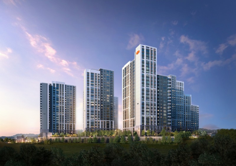 ‘e편한세상 원주 프리모원’ 투시도.(사진=DL이앤씨)