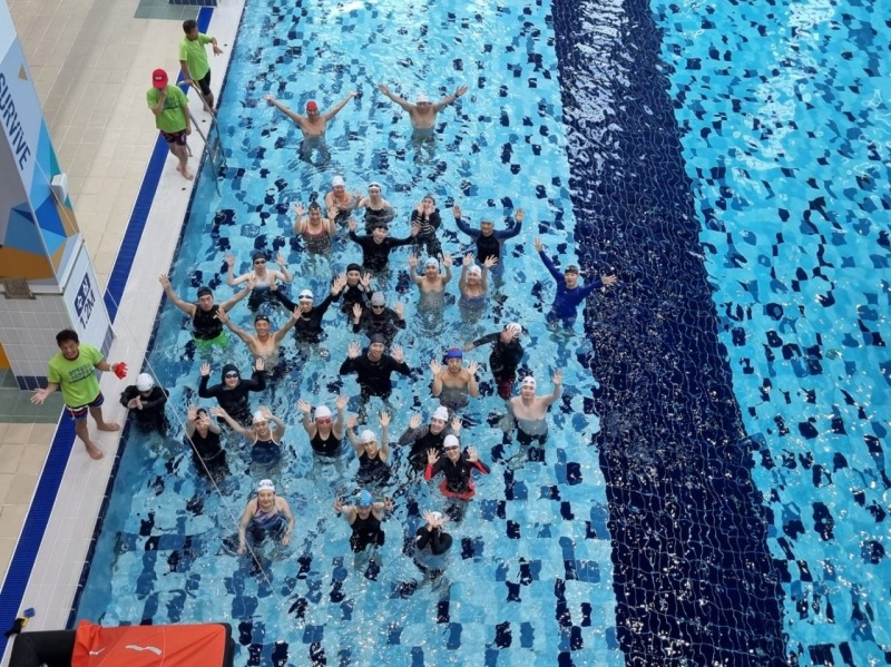 생존수영 연수 현장