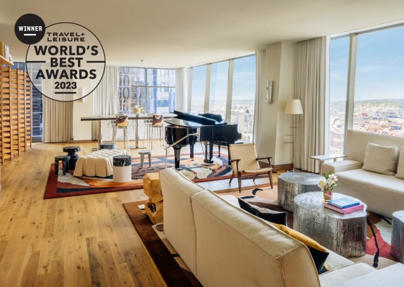 트래블 앤 레저 롯데호텔 시애틀 수상 이미지.(사진=롯데호텔 시애틀)