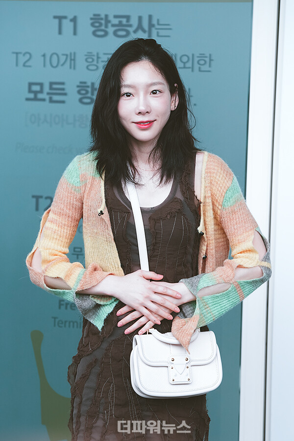 태연,인천국제공항출국