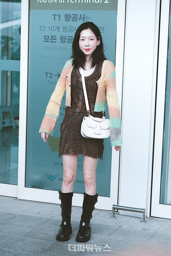 태연,인천국제공항출국