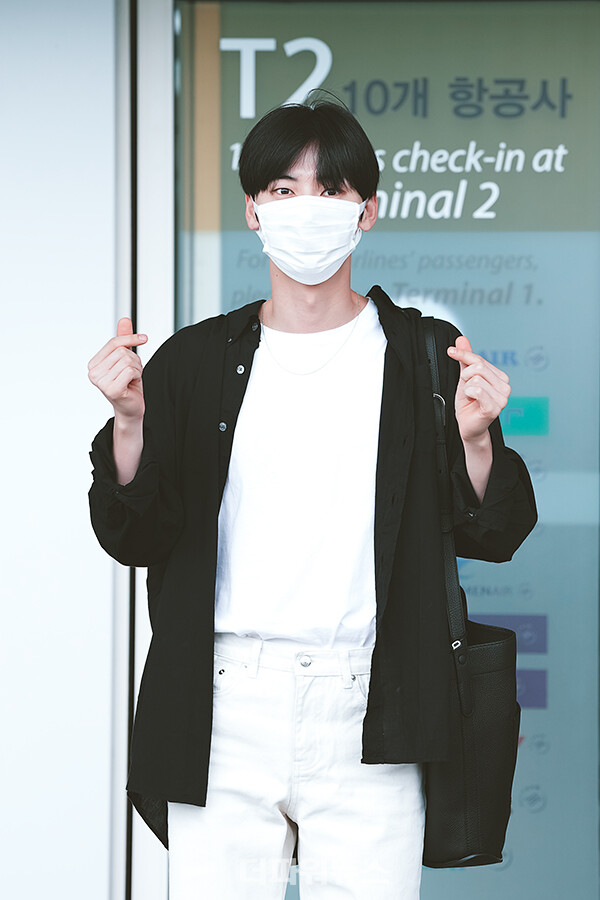황민현,인천국제공항출국