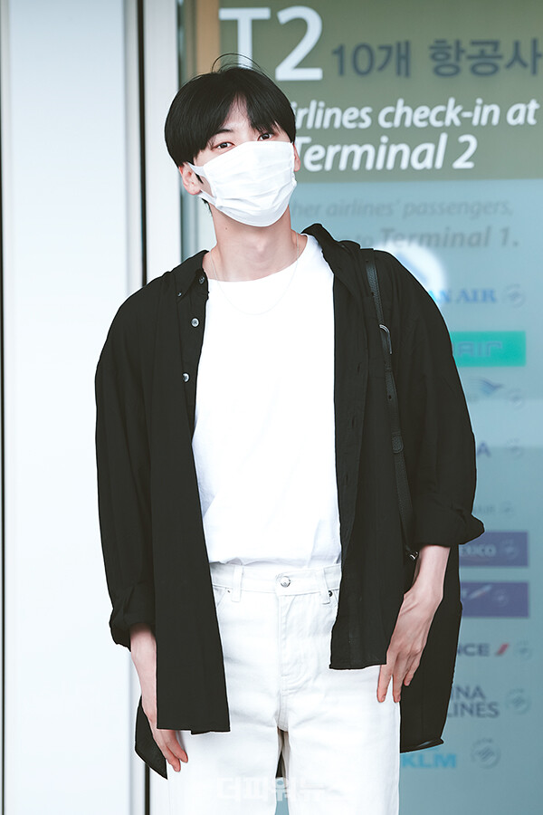 황민현,인천국제공항출국