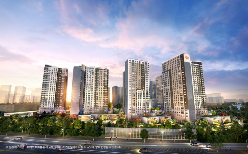 e편한세상 검단 웰카운티 투시도.