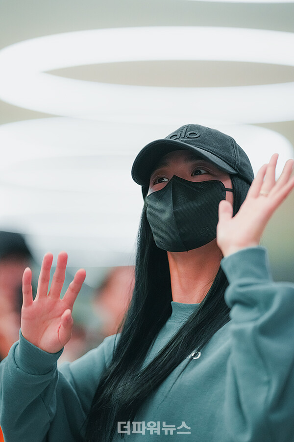 블랙핑크지수,인천국제공항입국