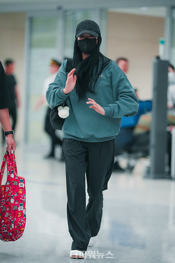 블랙핑크지수,인천국제공항입국