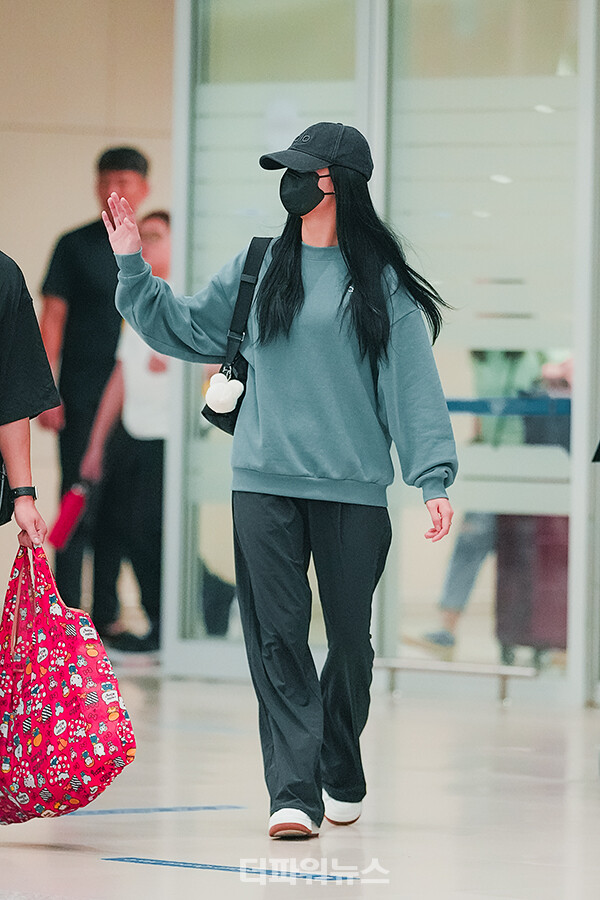 블랙핑크지수,인천국제공항입국