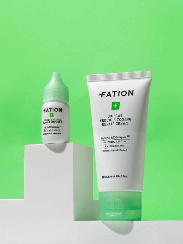 동아제약 파티온X홀리, ‘노스카나인 트러블 흔적 앰플&크림 2종’ 출시