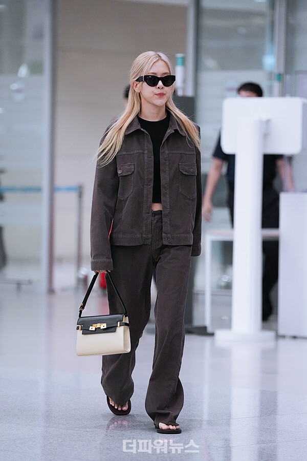 블랙핑크로제,인천국제공항입국