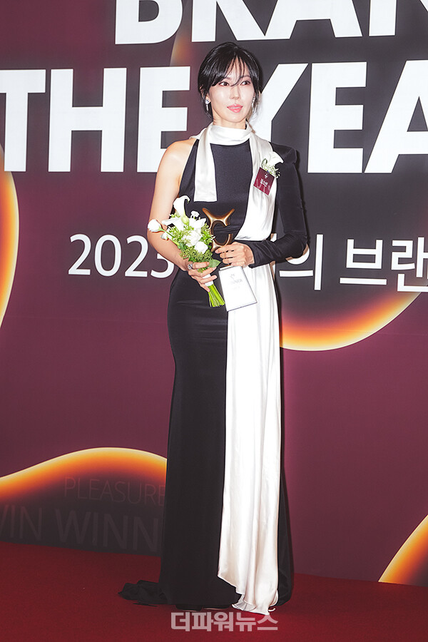 김소연,'2023올해의브랜드대상'포토월행사