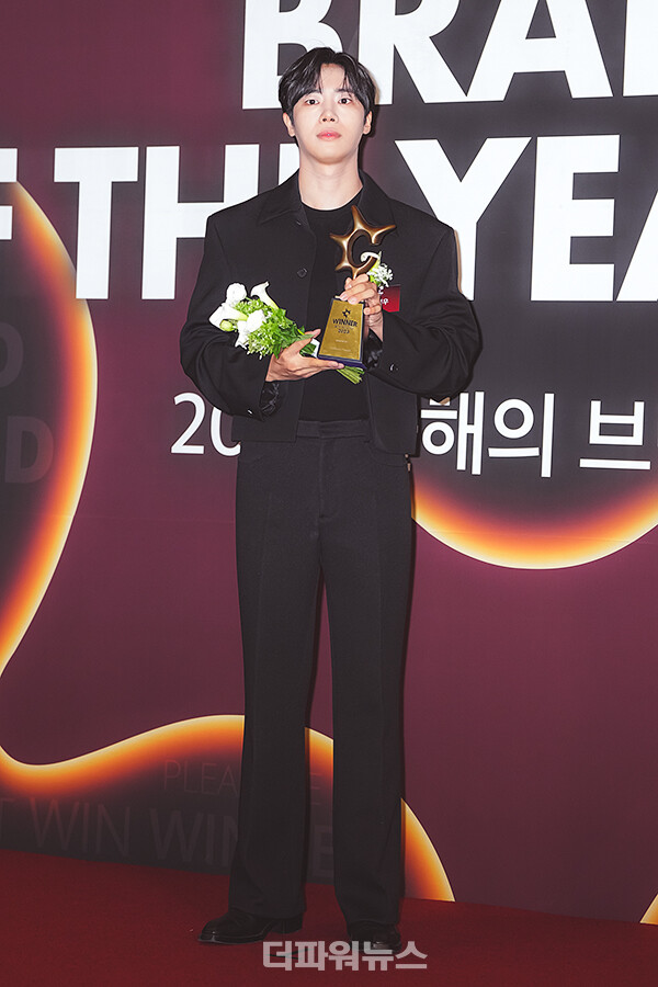 추영우,'2023올해의브랜드대상'포토월행사