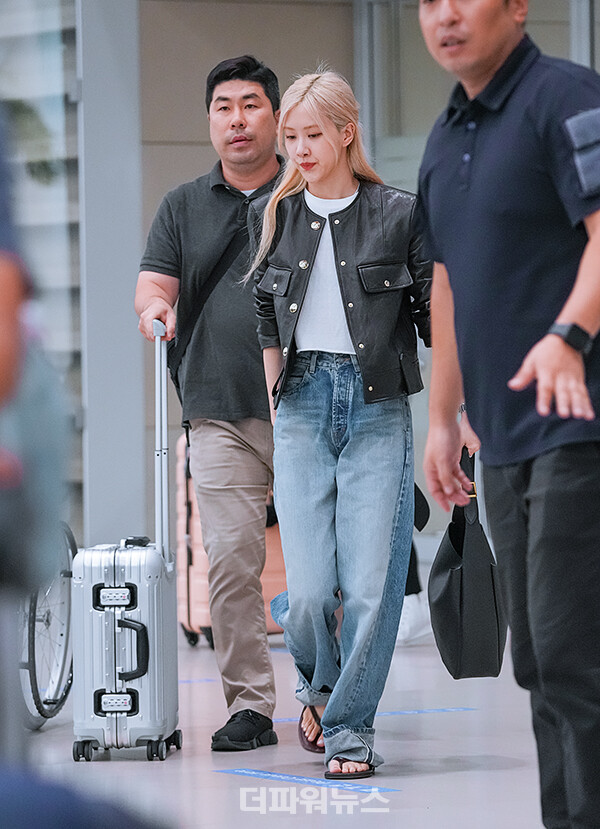 블랙핑크로제,인천국제공항입국