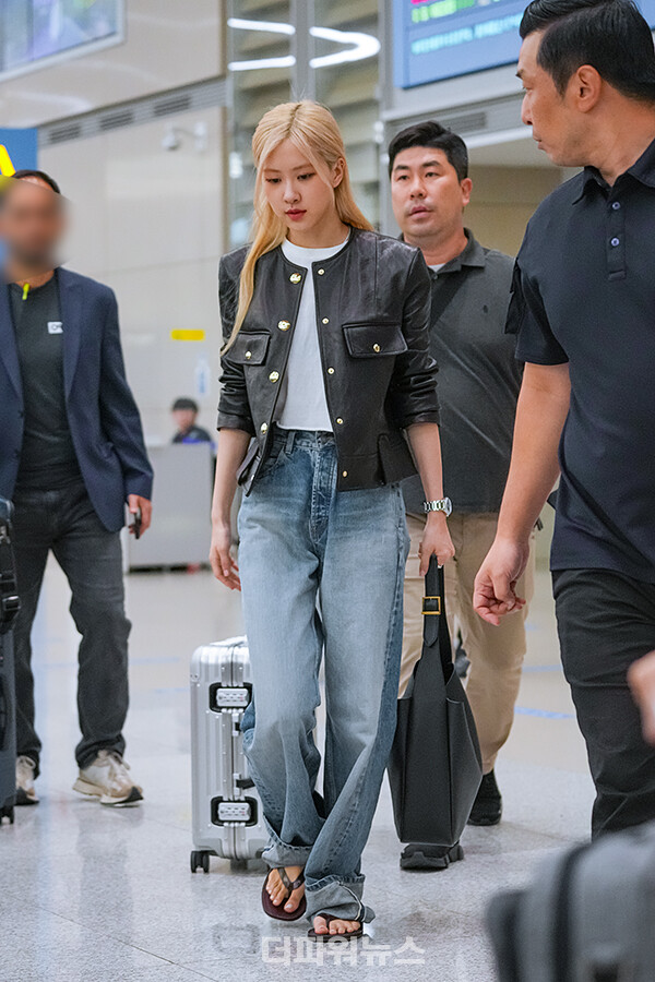 블랙핑크로제,인천국제공항입국