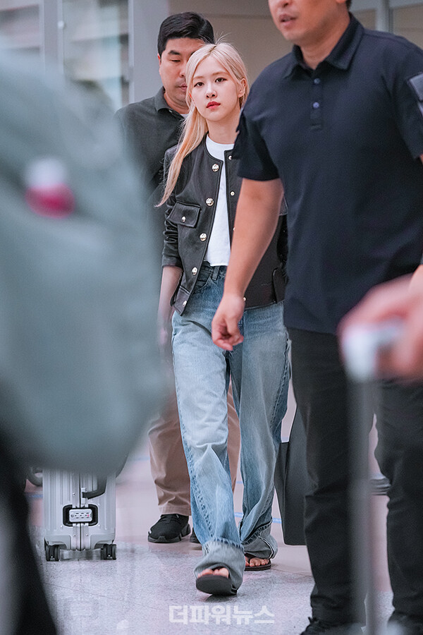 블랙핑크로제,인천국제공항입국