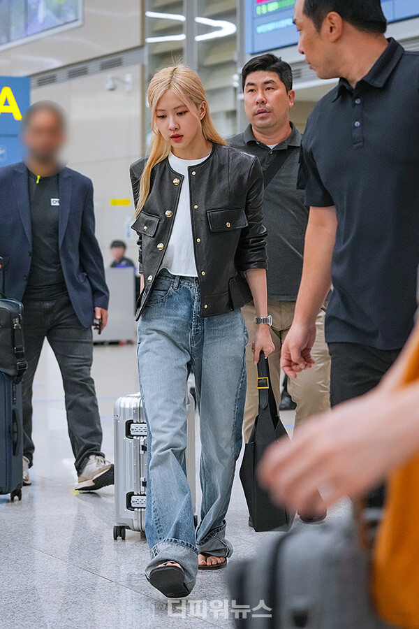 블랙핑크로제,인천국제공항입국
