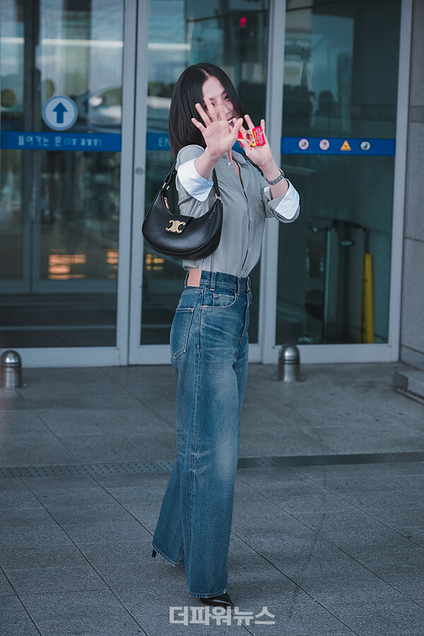 고민시,인천국제공항출국