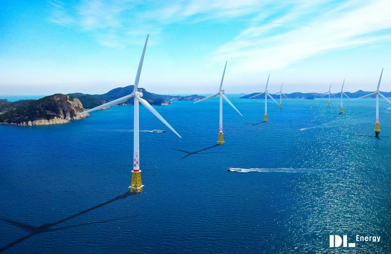 전남 여수 금오도 해상풍력 조감도.(사진=DL)