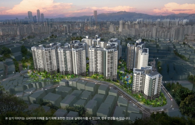 상도 푸르지오 클라베뉴 야경투시도