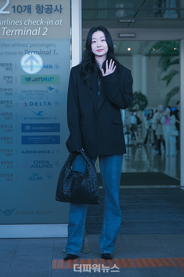 김다미,인천국제공항출국