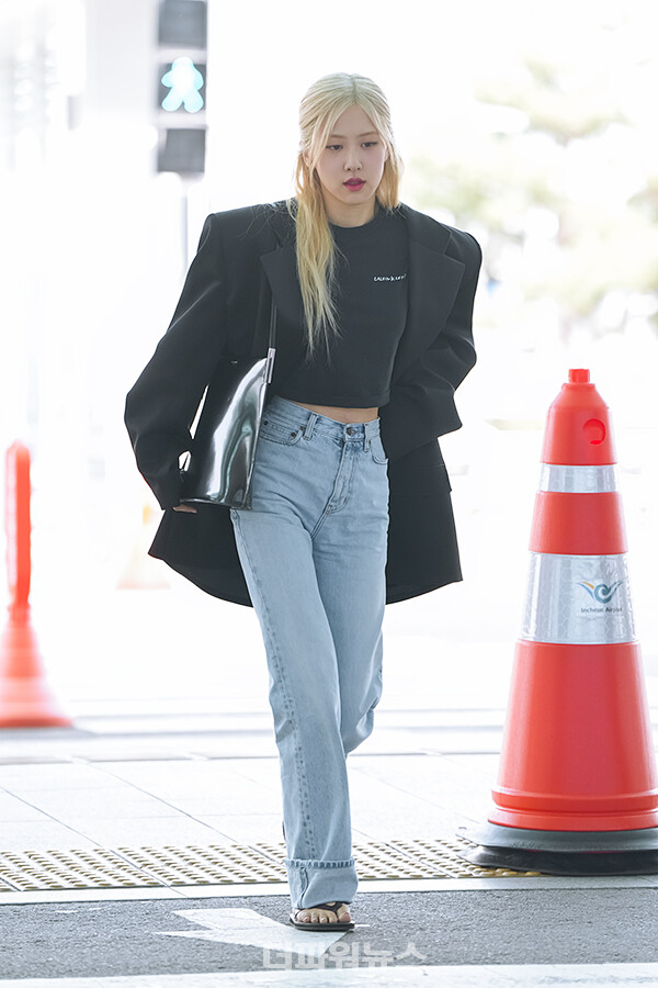 블랙핑크로제,인천국제공항출국