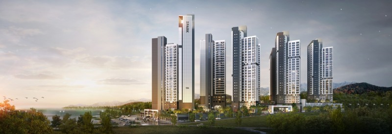 군산 레이크시티 아이파크 투시도.(사진=HDC현대산업개발)