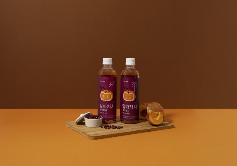 블렌딩 티 음료 ‘일화차시 호박팥차’.(사진=일화)