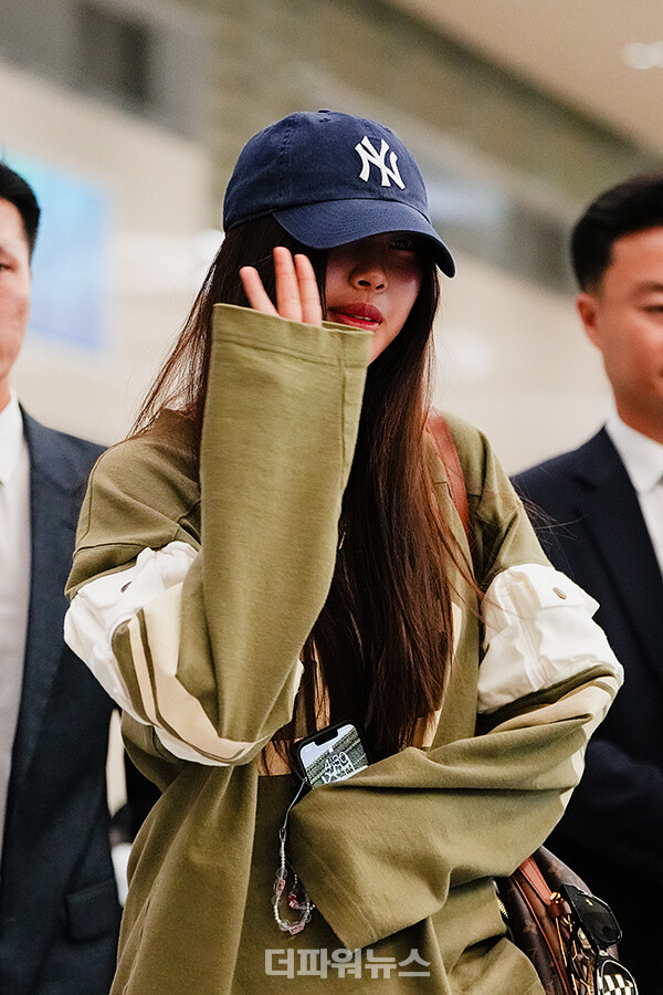 뉴진스혜인,인천국제공항입국