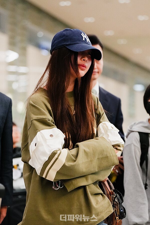 뉴진스혜인,인천국제공항입국