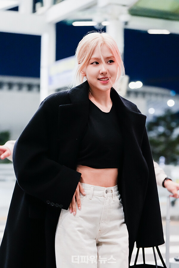 블랙핑크로제,인천국제공항출국
