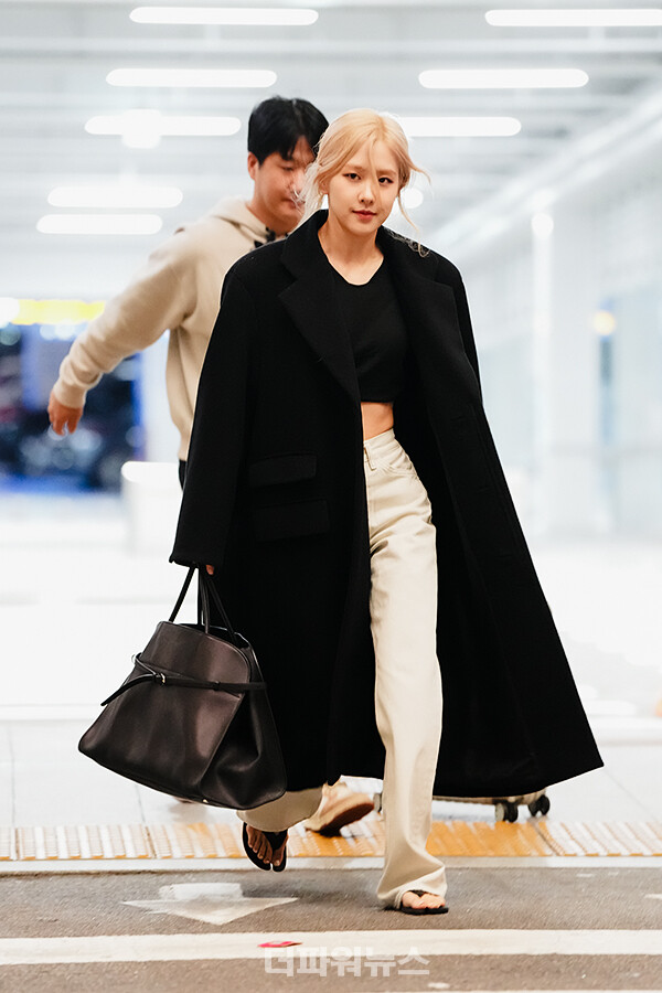 블랙핑크로제,인천국제공항출국